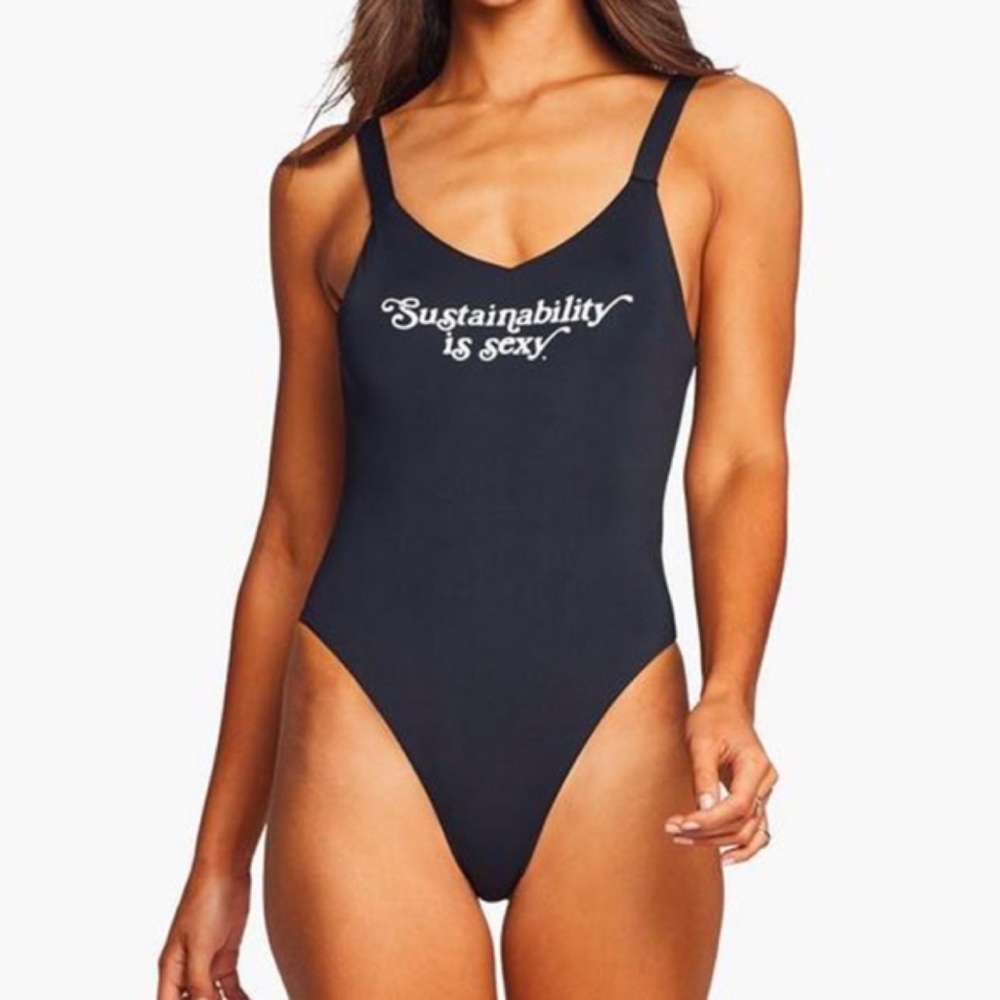 Vitamin A Black One Piece Swimsuit